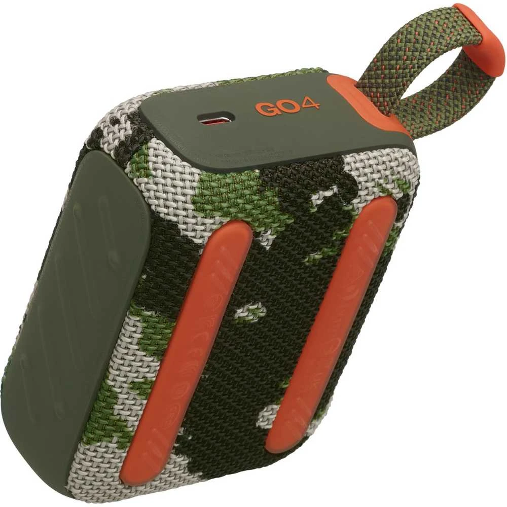 Nešiojama kolonėlė JBL Go 4,  Žalios spalvos su kamufliažo raštais