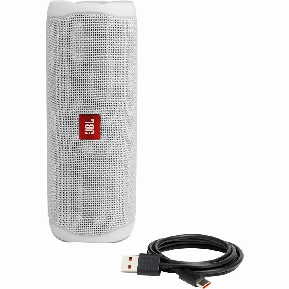 Nešiojama kolonėlė JBL Flip 5 (Balta)