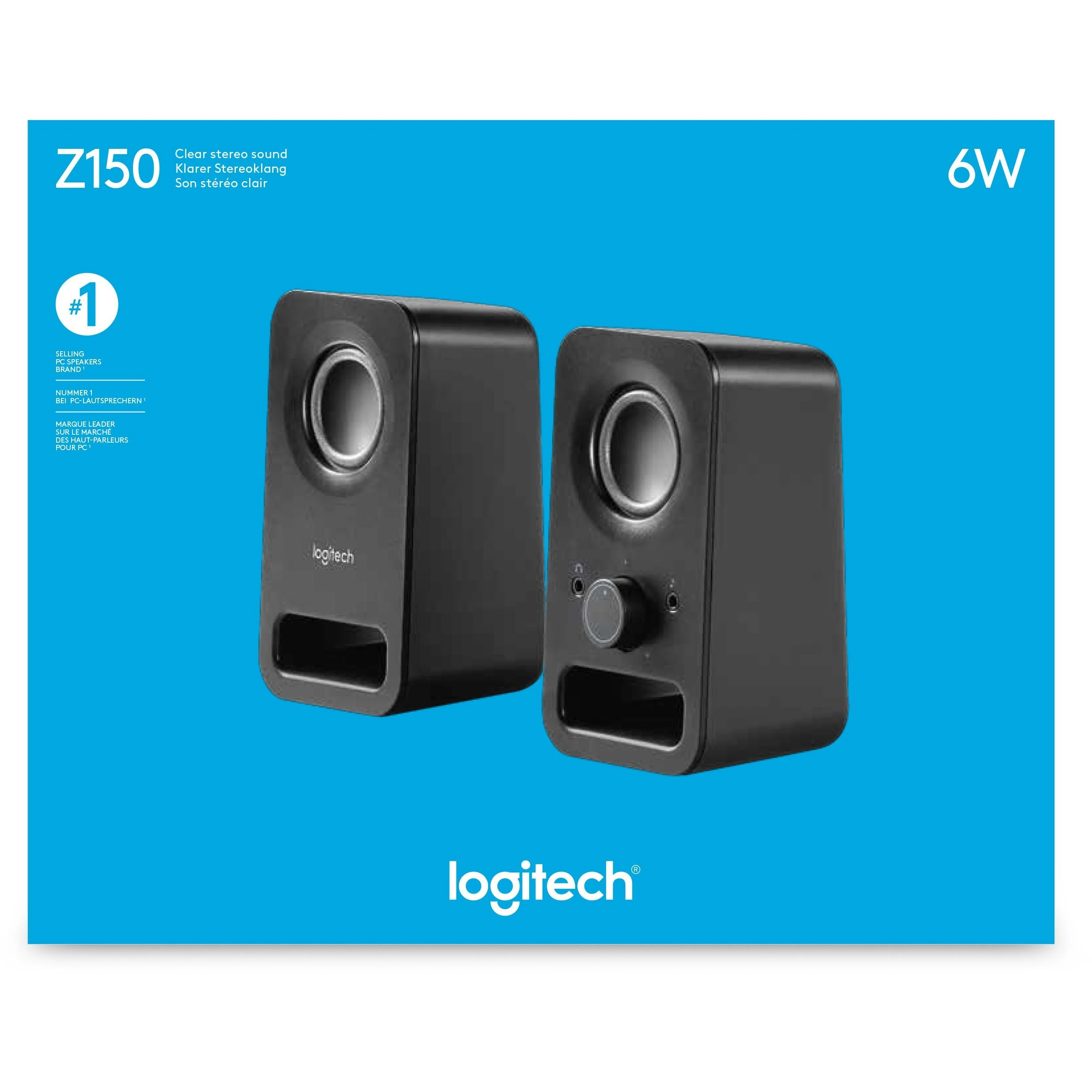 Kompiuterio garso kolonėlės LOGITECH Z150 2.0, juodos