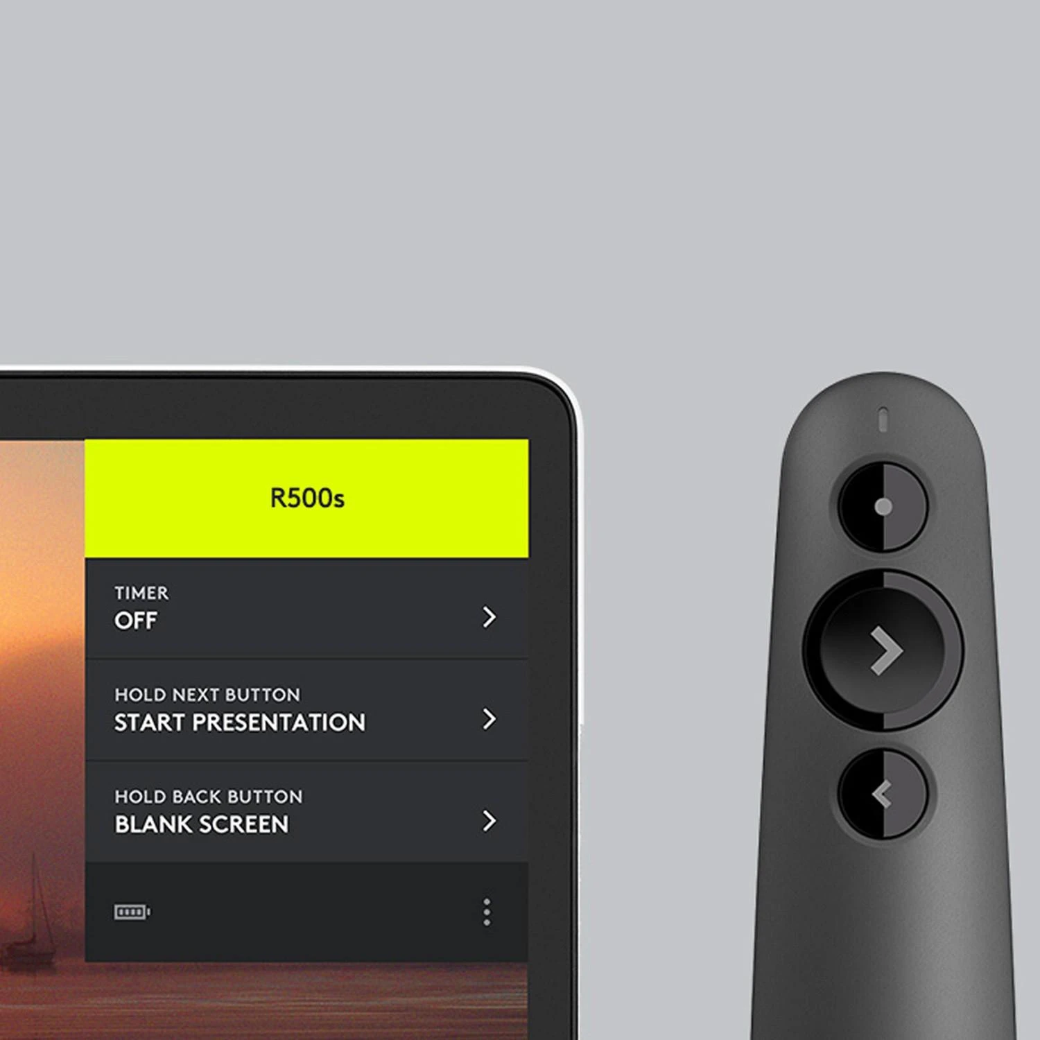 LOGITECH R500s Bluetooth pristatymo nuotolinio valdymo pultas – GRAFITAS