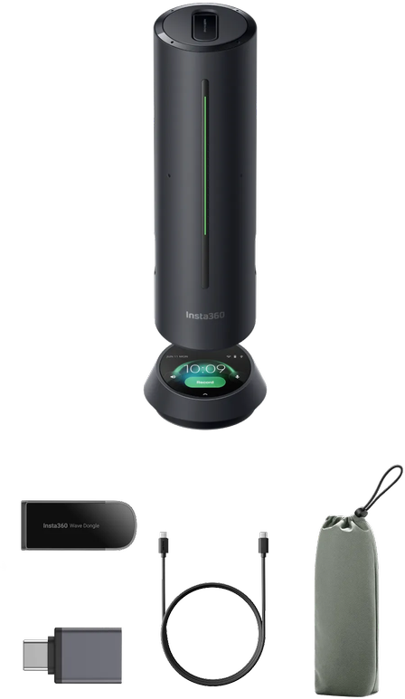 Konferencijų sistema Insta360 Wave, Juodos spalvos