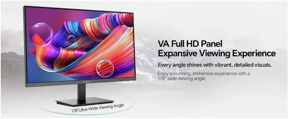 Monitorius KOORUI ESSENTIAL E2212F - 1920x1080 6ms 100Hz 3000:1 250nit