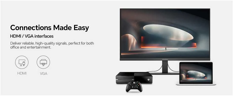 Monitorius KOORUI ESSENTIAL E2711F - 1920 x 1080 IPS 100 Hz 6 ms 16:9