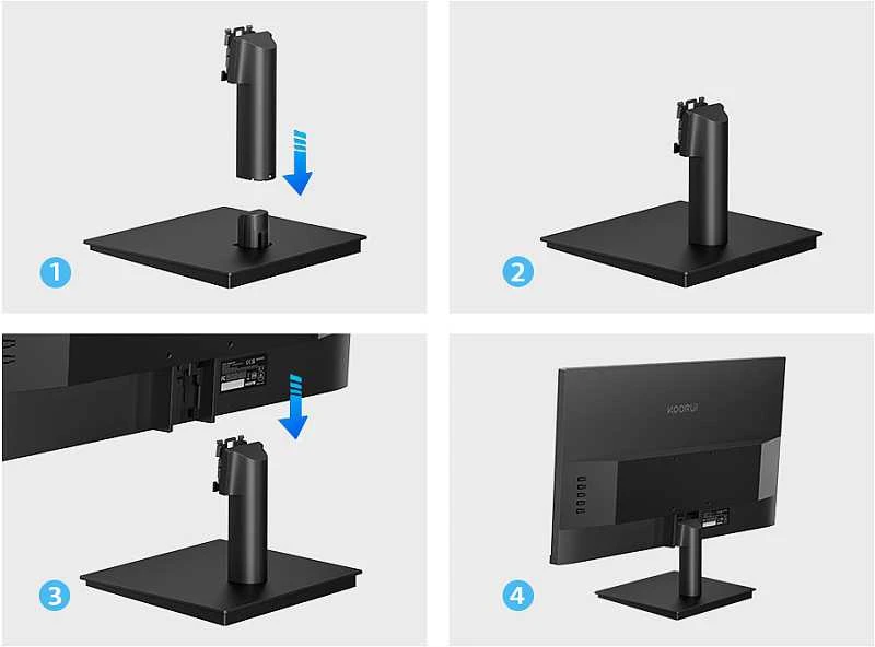 Monitorius KOORUI ESSENTIAL E2711F - 1920 x 1080 IPS 100 Hz 6 ms 16:9
