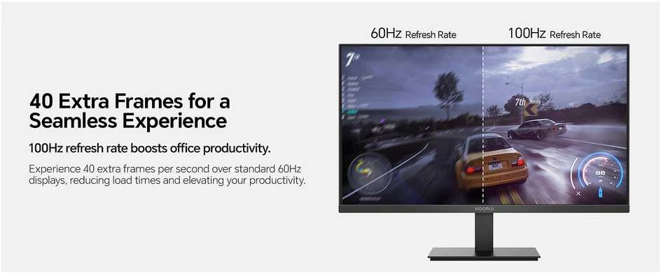 Monitorius KOORUI ESSENTIAL E2711F - 1920 x 1080 IPS 100 Hz 6 ms 16:9
