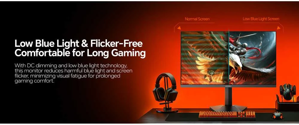 Gaming Monitorius KOORUI G2721P 27in 2560 x 1440 IPS 1ms HDR400 DP HDMI