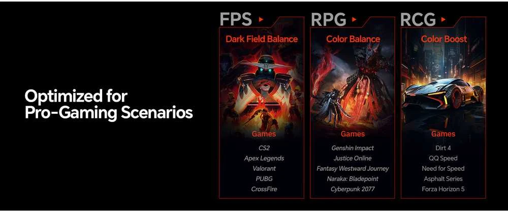 Gaming Monitorius KOORUI G2721P 27in 2560 x 1440 IPS 1ms HDR400 DP HDMI