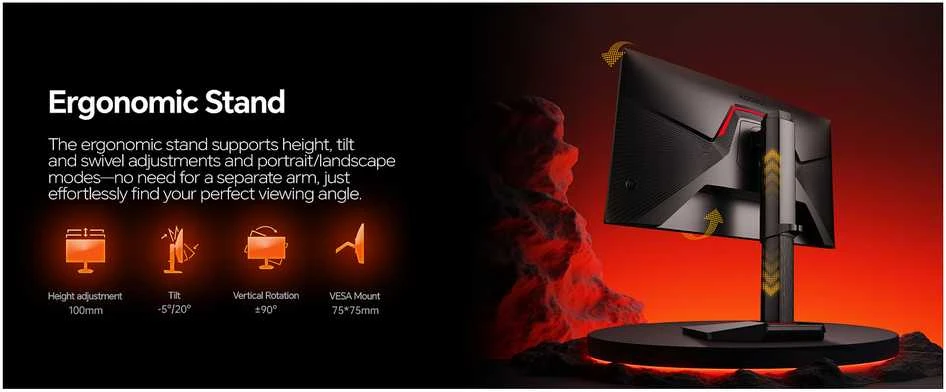 Gaming Monitorius KOORUI G2741L 4K UHD 68.6 cm (27 inch)