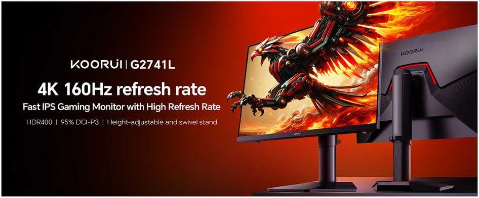 Gaming Monitorius KOORUI G2741L 4K UHD 68.6 cm (27 inch)