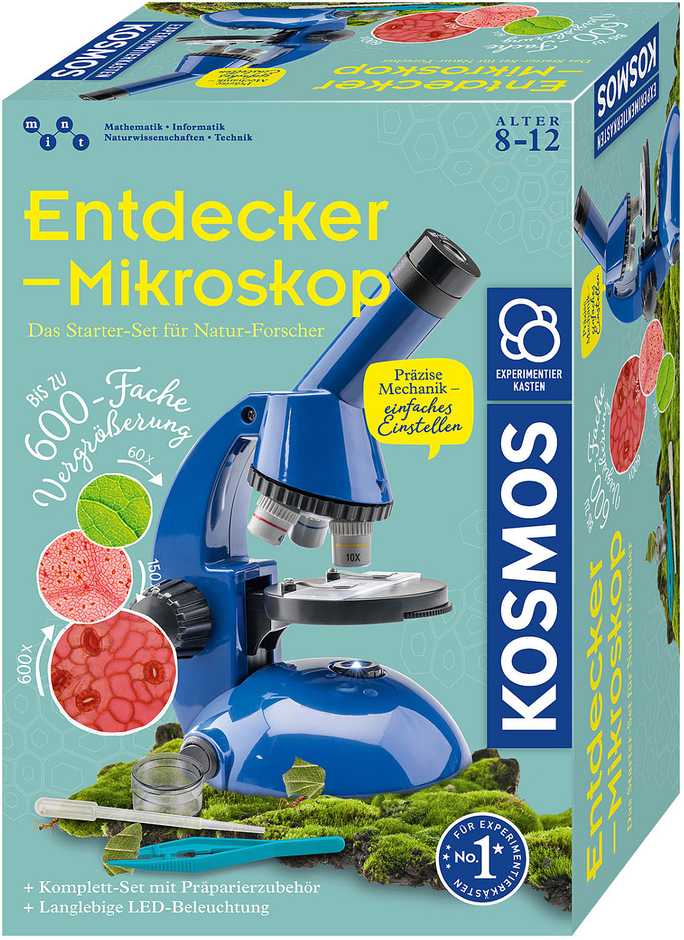 Kosmos vaikiškas mikroskopas, iki 600 ×, 636050