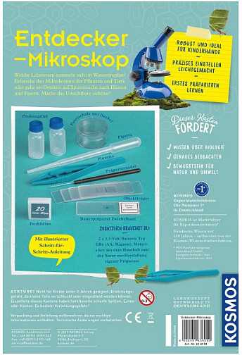 Kosmos vaikiškas mikroskopas, iki 600 ×, 636050