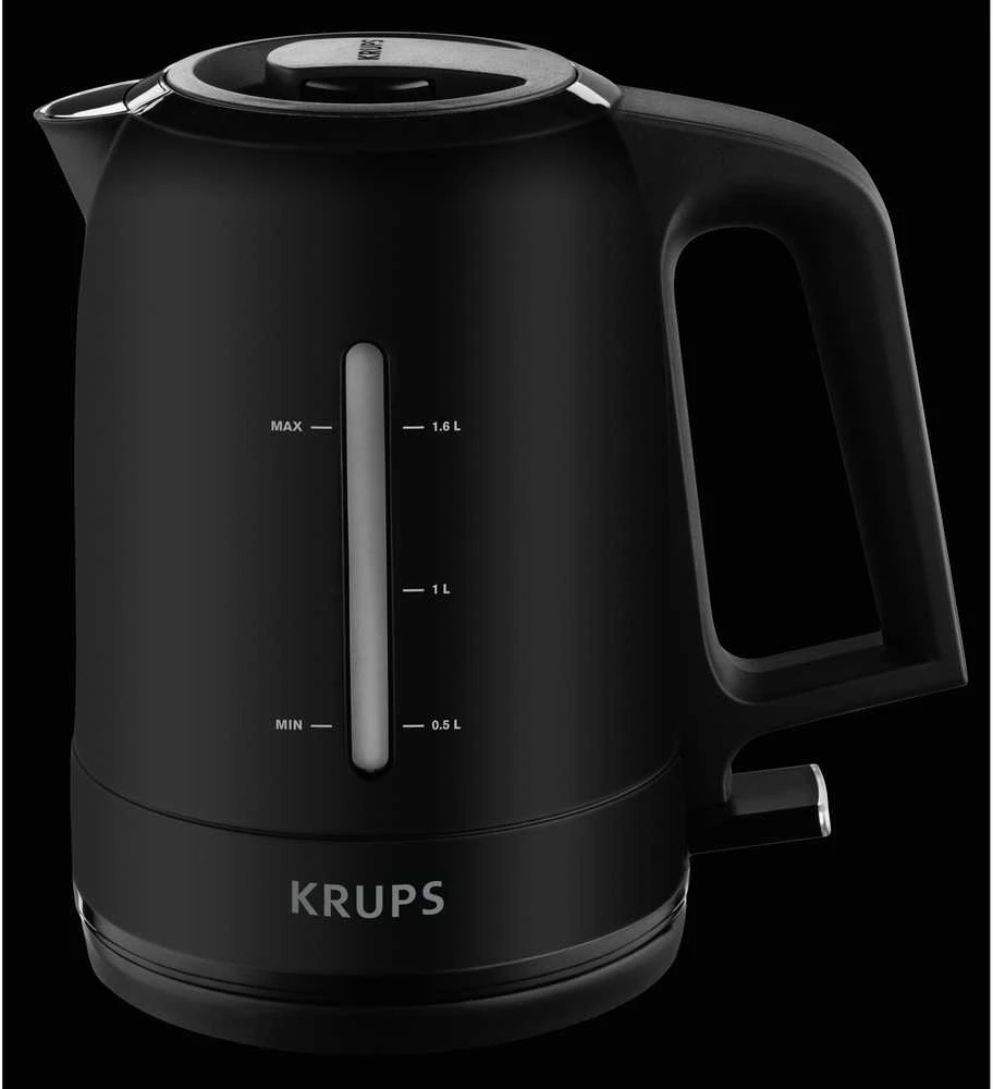 Krups BW 2448 elektrinis virdulys 1,6 L Juoda 2400 W