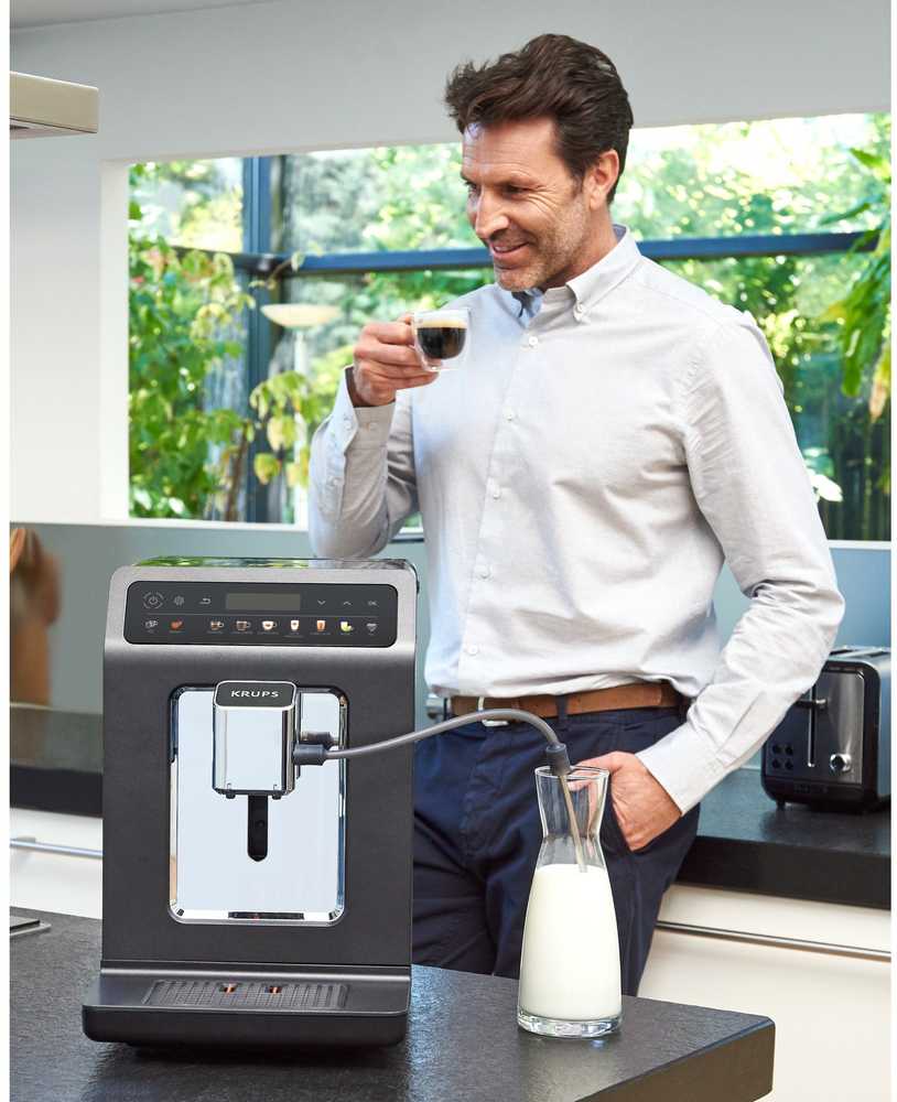 KRUPS automatinis kavos aparatas su malūnėliu, 1450 W, 2,3 l, EA895N10
