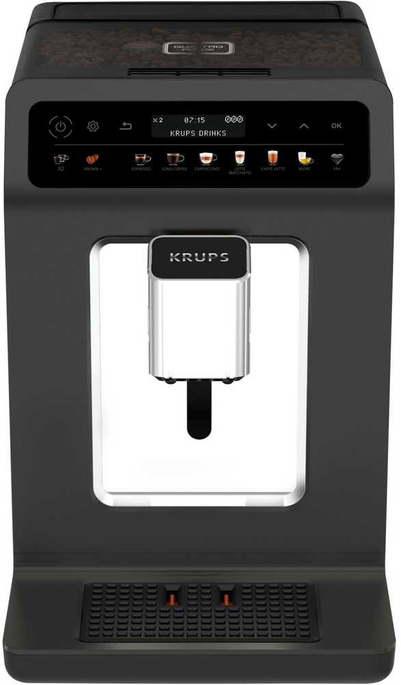 KRUPS automatinis kavos aparatas su malūnėliu, 1450 W, 2,3 l, EA895N10