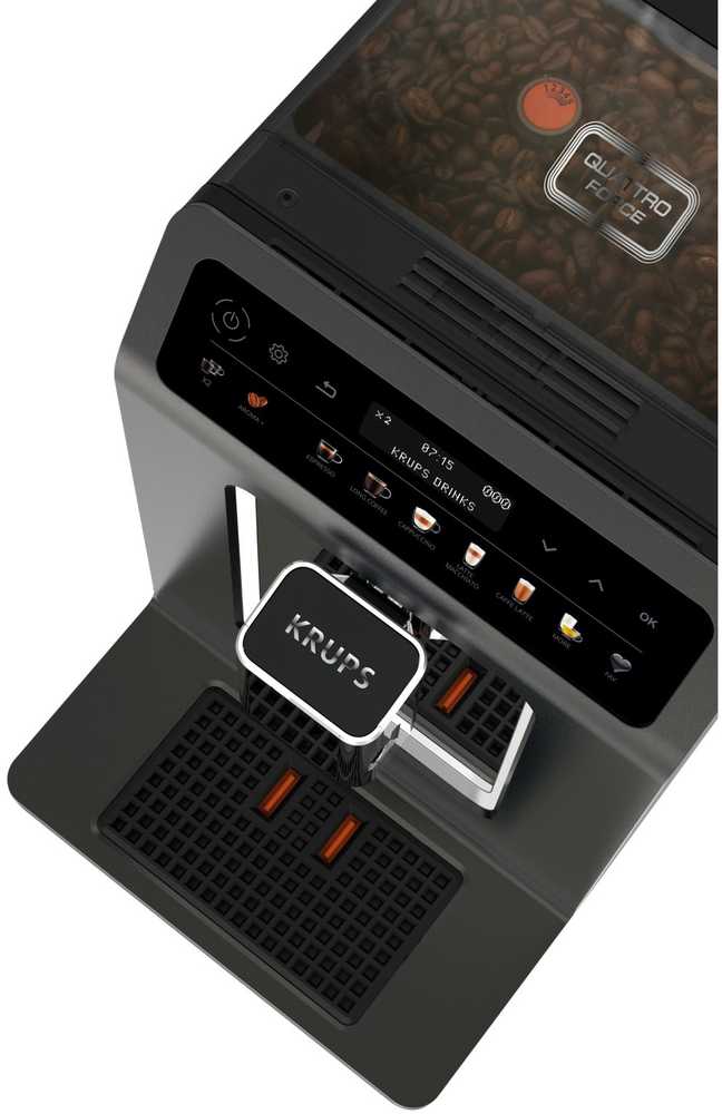 KRUPS automatinis kavos aparatas su malūnėliu, 1450 W, 2,3 l, EA895N10