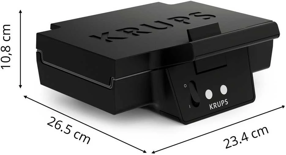 Sumuštinių keptuvas Krups FDK 462 sumuštinių keptuvė juoda