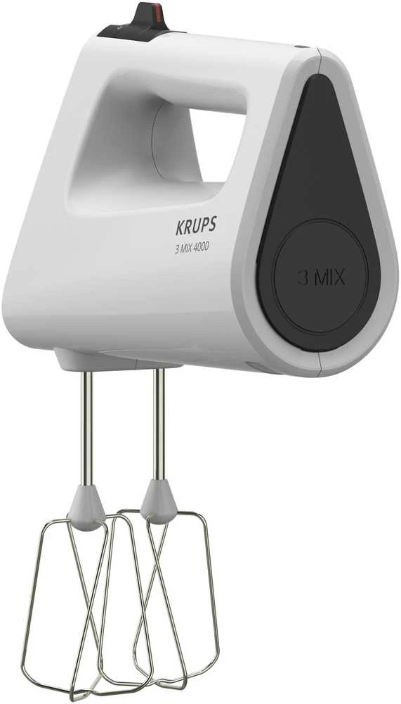 Plakiklis Kruger & Matz Rankinis Trintuvas - Krups 3Mix Nerūdijančio Plieno 220x220x110 mm Baltas