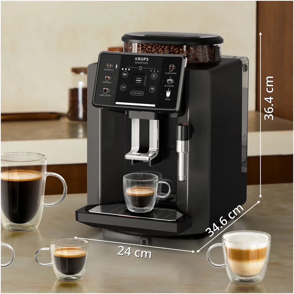 Krups Sensation C50 EA9108 Visiškai automatinis Espreso kavos aparatas 1,7 L