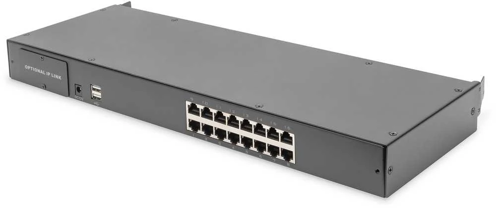 Digitus Skaitmenas | Modulinis Cat.5 KVM jungiklis | DS-72217 | 16 prievadų