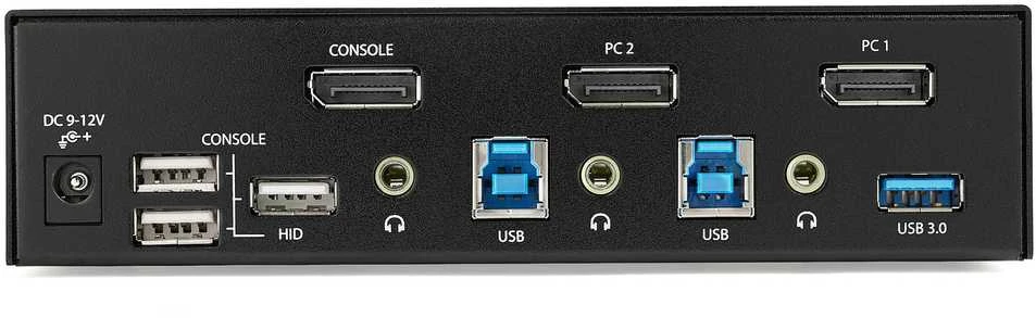 Jungiklis StarTech StarTech 2 PT DISPLAYPORT KVM / IN
