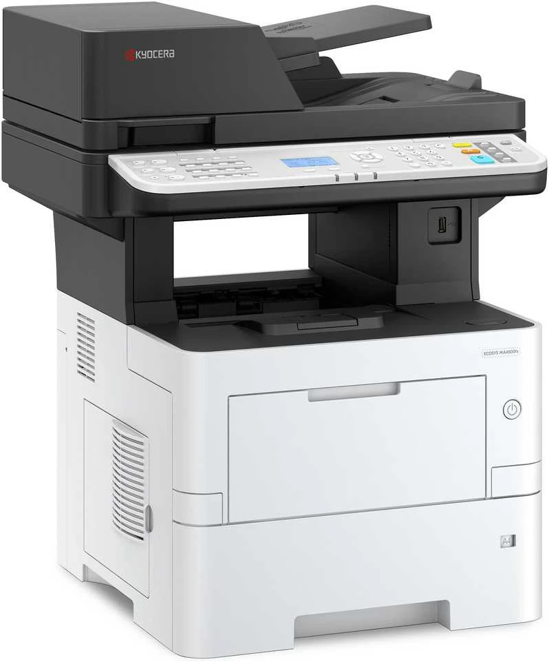 Kyocera ECOSYS MA4500fx Spausdintuvas lazerinis MFP nespalvotas A4 45 ppm Faksas Tinklinis LAN WLAN USB
