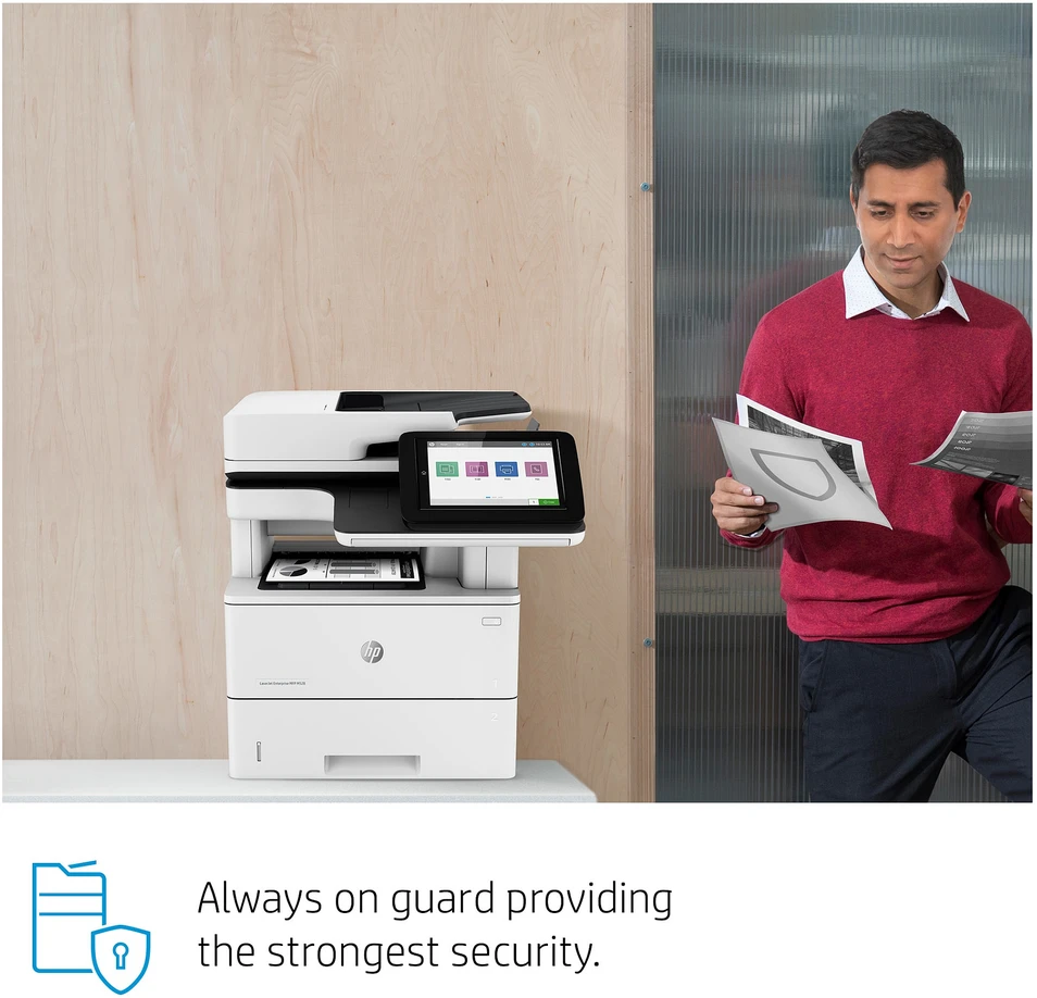 Hewlett Packard (HP) HP LaserJet Enterprise MFP M528dn AIO All-in-One Spausdintuvas - A4 Mono lazerinis, Spausdinimas/Kopijavimas/Dual-Side Scan/Faksas pasirinktinai, Automatinis dokumentų tiektuvas, Auto-Duplex, LAN, 43ppm, 2000-7500 pages per mėnesį (pakeičia M527dn)