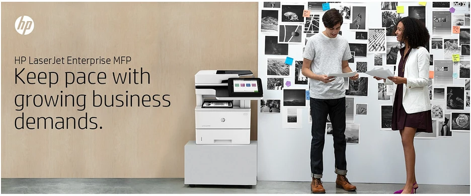 Hewlett Packard (HP) HP LaserJet Enterprise MFP M528dn AIO All-in-One Spausdintuvas - A4 Mono lazerinis, Spausdinimas/Kopijavimas/Dual-Side Scan/Faksas pasirinktinai, Automatinis dokumentų tiektuvas, Auto-Duplex, LAN, 43ppm, 2000-7500 pages per mėnesį (pakeičia M527dn)
