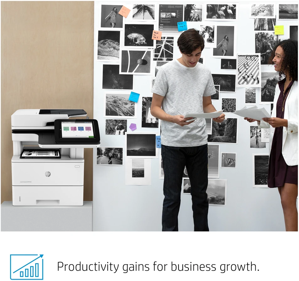 Hewlett Packard (HP) HP LaserJet Enterprise MFP M528dn AIO All-in-One Spausdintuvas - A4 Mono lazerinis, Spausdinimas/Kopijavimas/Dual-Side Scan/Faksas pasirinktinai, Automatinis dokumentų tiektuvas, Auto-Duplex, LAN, 43ppm, 2000-7500 pages per mėnesį (pakeičia M527dn)