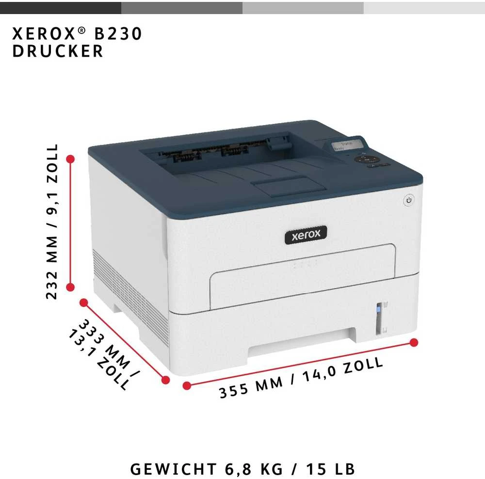 XEROX B230 nespalvotas spausdintuvas