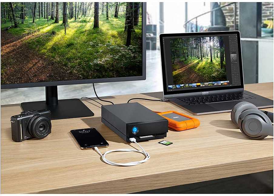 Kietasis diskas LaCie 1big Dock USB-C 16TB Thunderbolt 3 USB 3.0