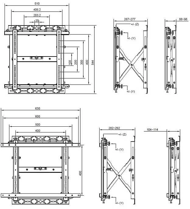 Laikiklis Equip Aprūpinkite save 19"-55" / 1 TFT „Popout 1Joint 50Kg SW Lite“ sieniniu laikikliu.