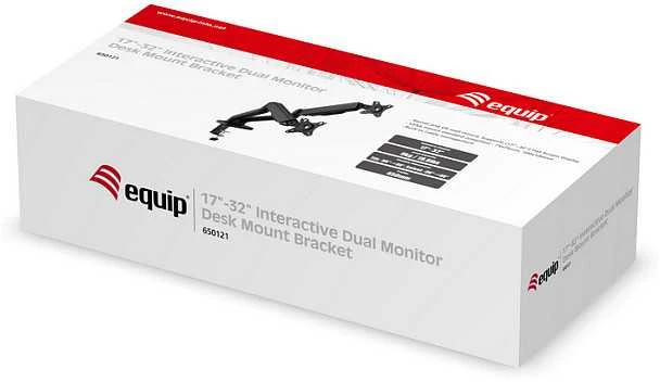 Equip 650121 monitoriaus laikiklis arba stovas 68,6 cm (27″) Stalas Juoda