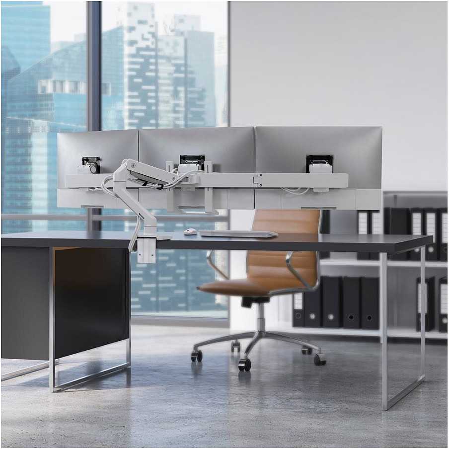 Laikiklis Ergotron HX Triple Monitorius Bow Kit baltas (98-009-216) (98009216)