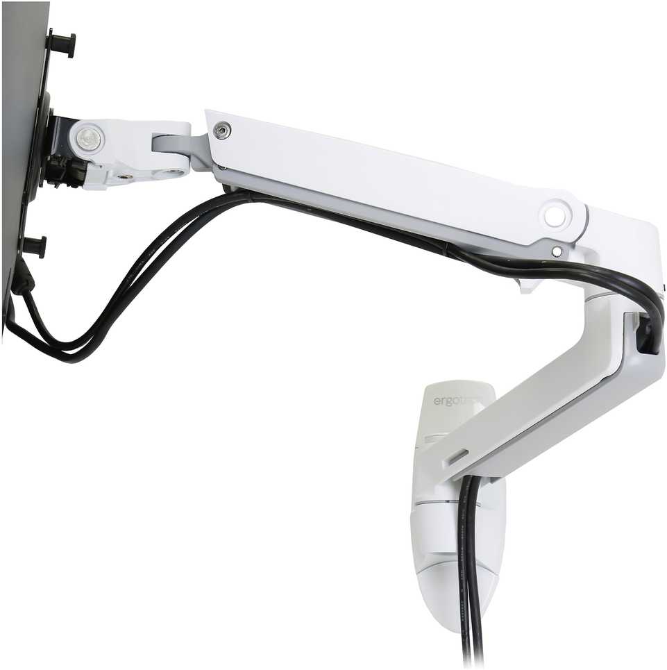 Ergotron LX serijos LX sieninis monitoriaus laikiklis (baltas), varžtai, 11,3kg, 50,8 cm (20"), 86,4 cm (34"), 100 x 100 mm, baltas