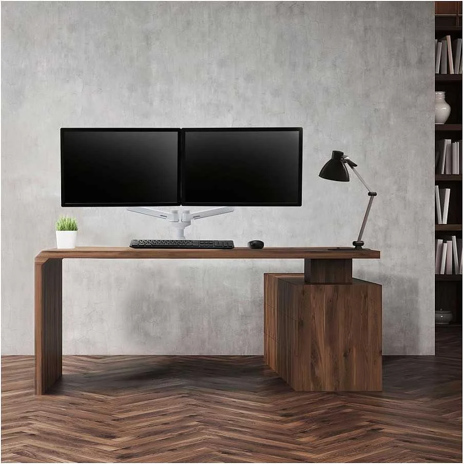Laikiklis stalo Ergotron 2 LCD ekranams, aliuminis, 27 / 45-491-216