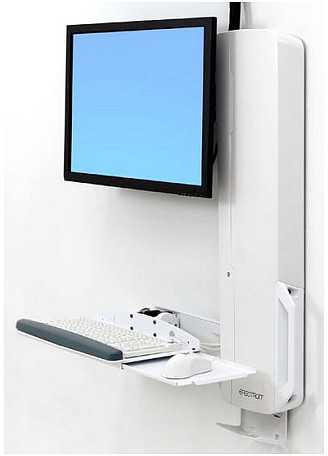 Laikiklis Ergotron StyleView vertikalus stovas su reguliuojamu aukščiu iki 24'' max 13,6kg (61-081-062)