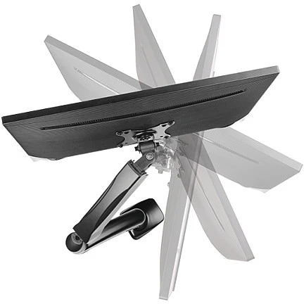 Laikiklis ICY BOX IB-MS303-T Monitorius stovas su staliniu pagrindu, skirtas iki 27 colių ekranui | Raidsonic