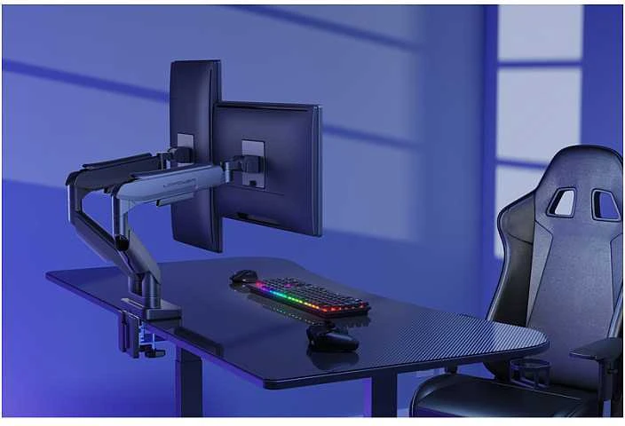 LCP LC-Power LC-EQ-A34B-D monitoriaus laikiklis arba stovas 86,4 cm (34″) Stalas Juoda