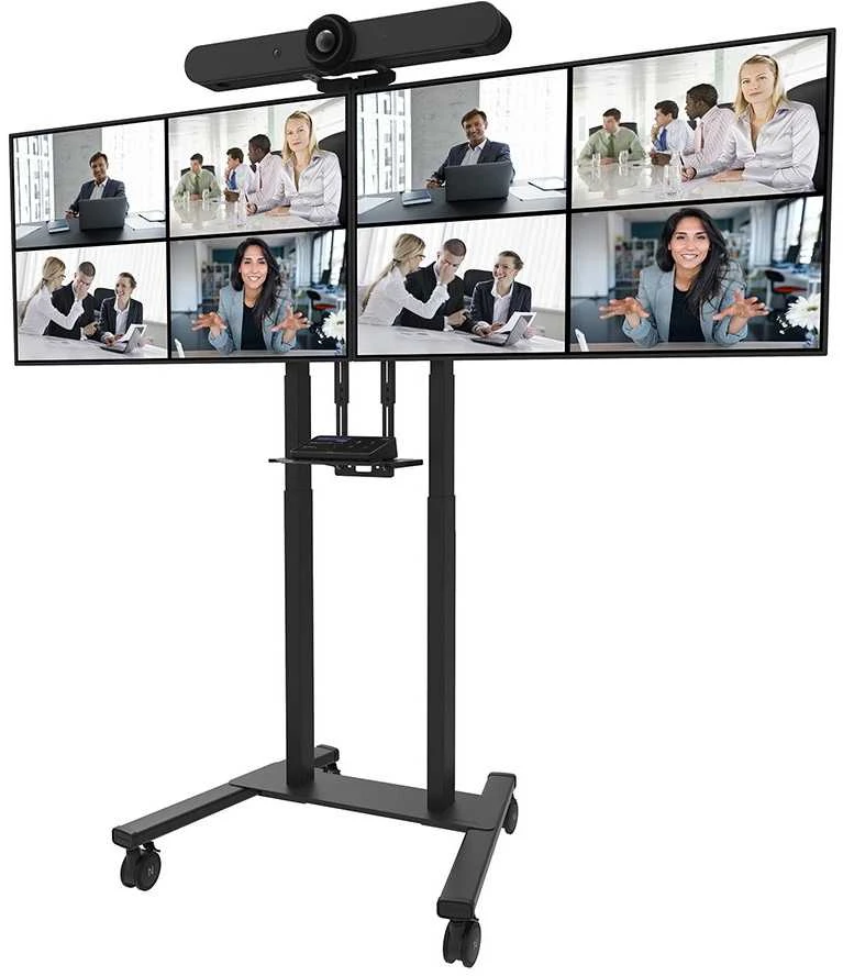 Laikiklis NEOMOUNTS BY NEWSTAR DUAL SCREEN ADAPTER FOR WL55/FL55-875BL1, FROM 42" UP TO 65" VESA 800X400, 50 KG. PER DISPLAY
