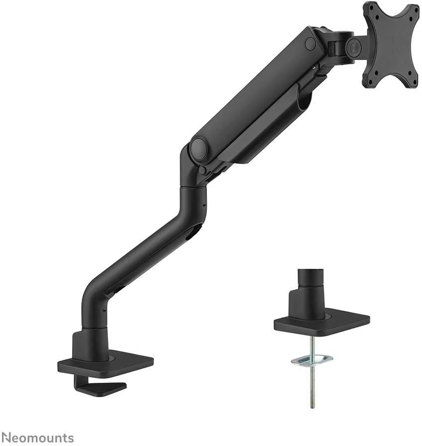 Laikiklis NEOMOUNTS PASIRINKITE STALO MONTAVIMĄ, VIENĄ EKRANĄ (TOPFIX CLAMP & GROMMET)