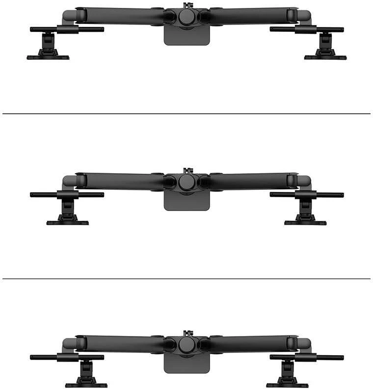 Laikiklis NewStar NEOMOUNTS DS65S-950BL2 FULL MOTION DESK MONITORIUS ARM FOR 24-34" SCREENS - Juodas