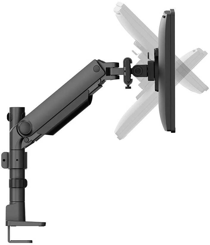 Laikiklis NewStar NEOMOUNTS DS65S-950BL2 FULL MOTION DESK MONITORIUS ARM FOR 24-34" SCREENS - Juodas