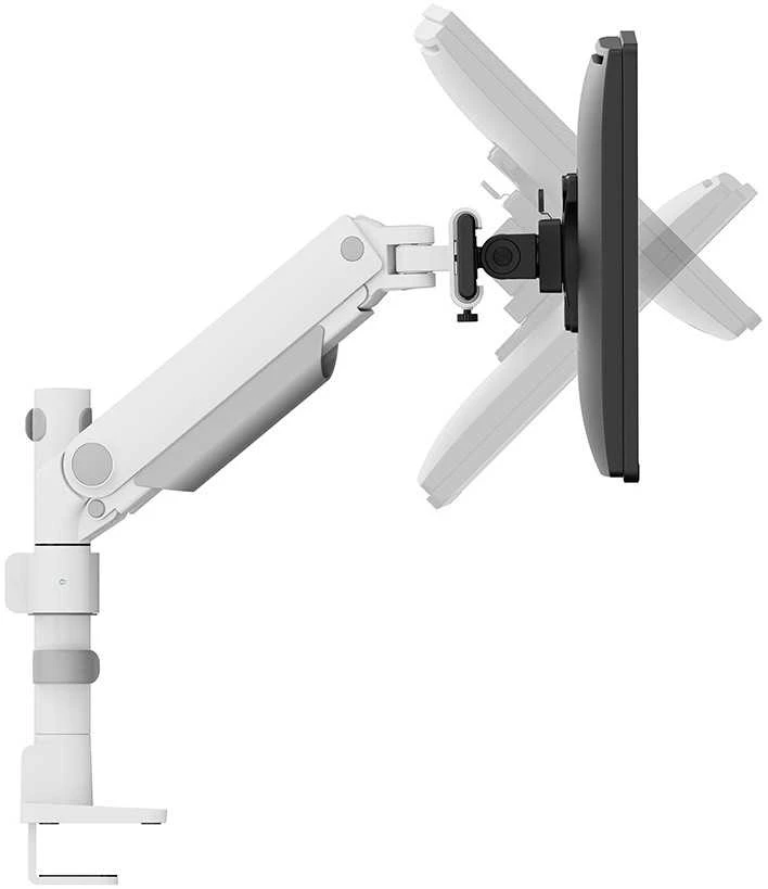 Laikiklis NEOMOUNTS DS65S-950WH2 FULL MOTION DESK MONITORIUS ARM FOR 24-34" SCREENS - Baltas