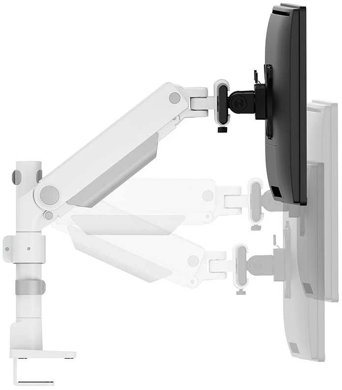Laikiklis NEOMOUNTS DS65S-950WH2 FULL MOTION DESK MONITORIUS ARM FOR 24-34" SCREENS - Baltas