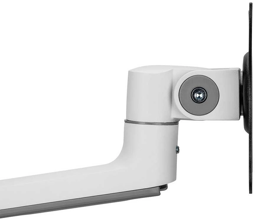 Laikiklis NEOMOUNTS SCREEN STALO MONTAVIMAS DVIEJIEMS MONITORIAMS, Baltas (CLAMP+GROMMET)