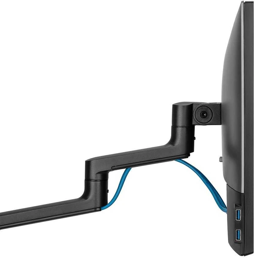 Laikiklis NEOMOUNTS SCREEN DESK MOUNT, Juodas (CLAMP+GROMMET)