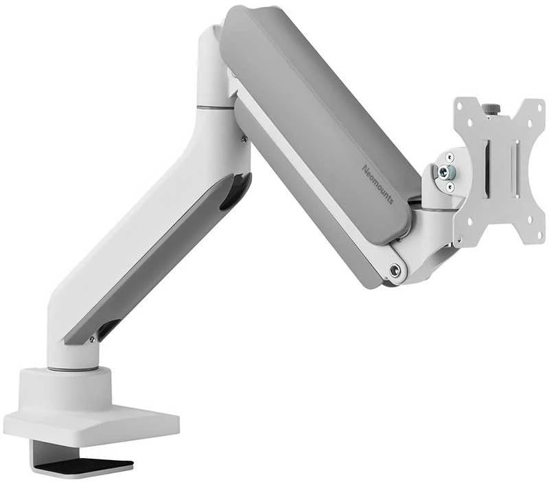 Laikiklis NEOMOUNTS PAGAL NEWSTAR STALO MOUNT 1 ULTRA PLAČIAUS LENKAS EKRANOS (TOPFIX CLAMP & GROMMET)