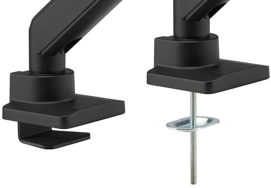 Laikiklis NEOMOUNTS STALO MOUNT, 1 YPAČ PLATUS LENKAS EKRANAS (TOPFIX CLAMP & GROMMET)
