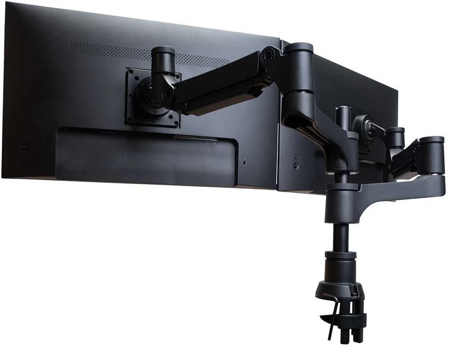 Laikiklis R-Go Tools R-Go Monitorarm 0"-32" 2TFT Max.9KG Caparo 4 Gasfeder sidabrinis
