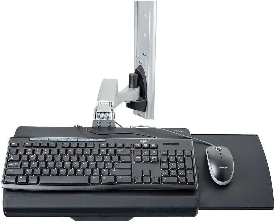 Laikiklis Startechcom Startech Accessories prie sienos tvirtinama darbo stotis su kompiuterio laikikliu